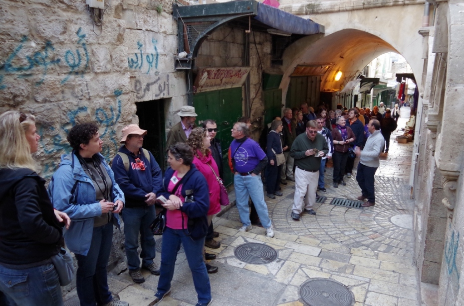 Walking the Via Dolorosa in Jerusalem